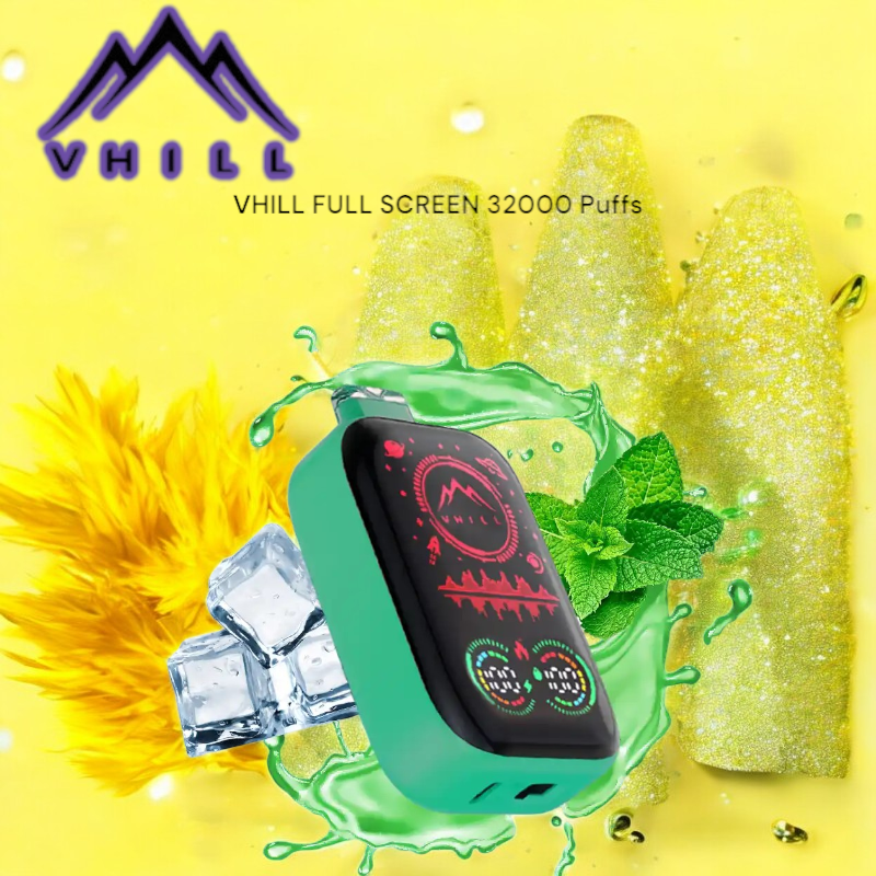 VHILL FULL SCREEN 32000 Puffs Disposable Vape (2) VHILL FULL SCREEN 32000 Puffs Disposable Vape